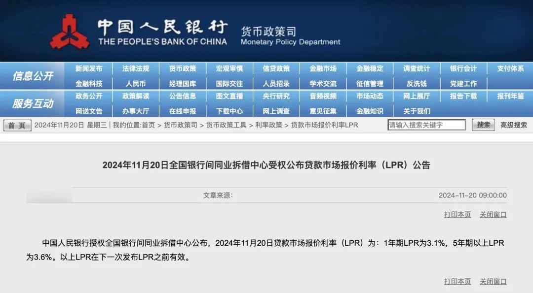 中国11月LPR公布在即，市场利率走势分析与预测