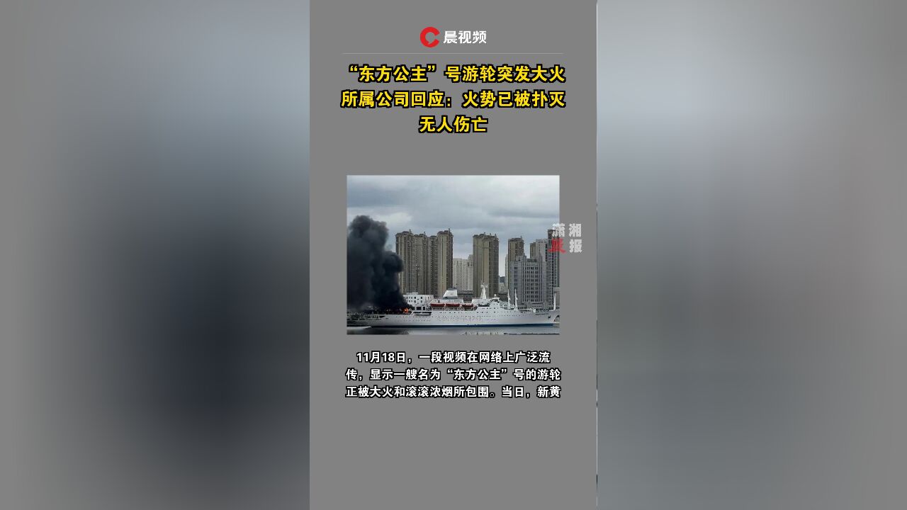 东方公主号游轮大火，危机应对与反思